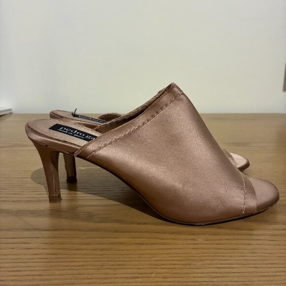 Pedro Garcia Beige 3" Heels - Women's 37.5 - Picture 3 of 10